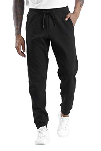 THE GYM PEOPLE Men's Fleece Joggers Pants with Deep Pockets Athletic Loose-fit Sweatpants for Workout, Running, Training